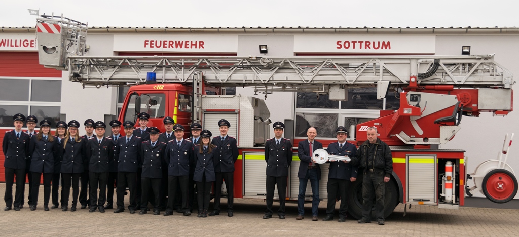 Drehleiterübergabe Sottrum