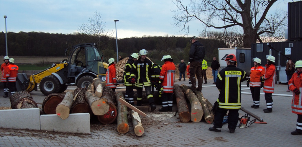 Zugübung bei HolzHartmann 2016